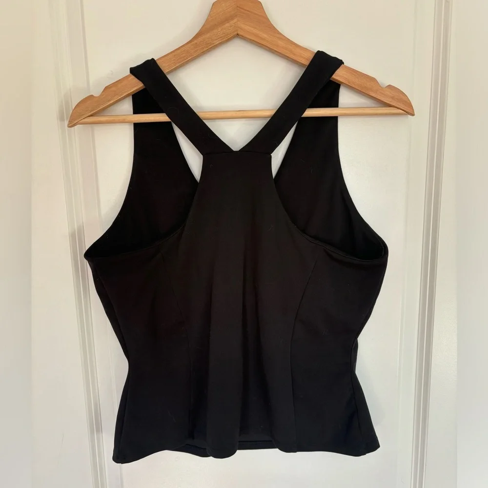 🎉 3/$15 Sincerely Jules Active Black Racerback Tank L - Picture 2 of 8